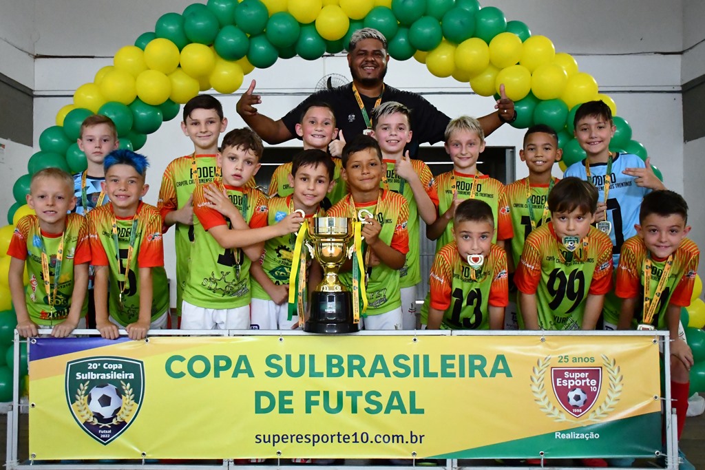 Com placar de 2 a 0, Sub-09 fica com o Rodeio Futsal