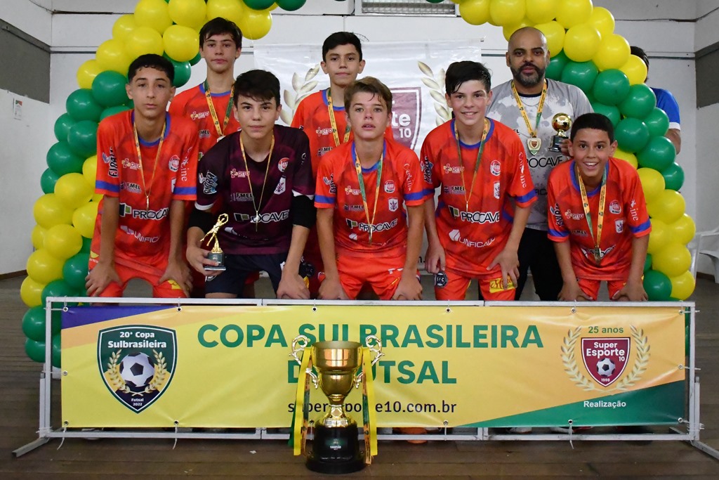 Marcílio Dias Futsal conquista o título na categoria Sub-13