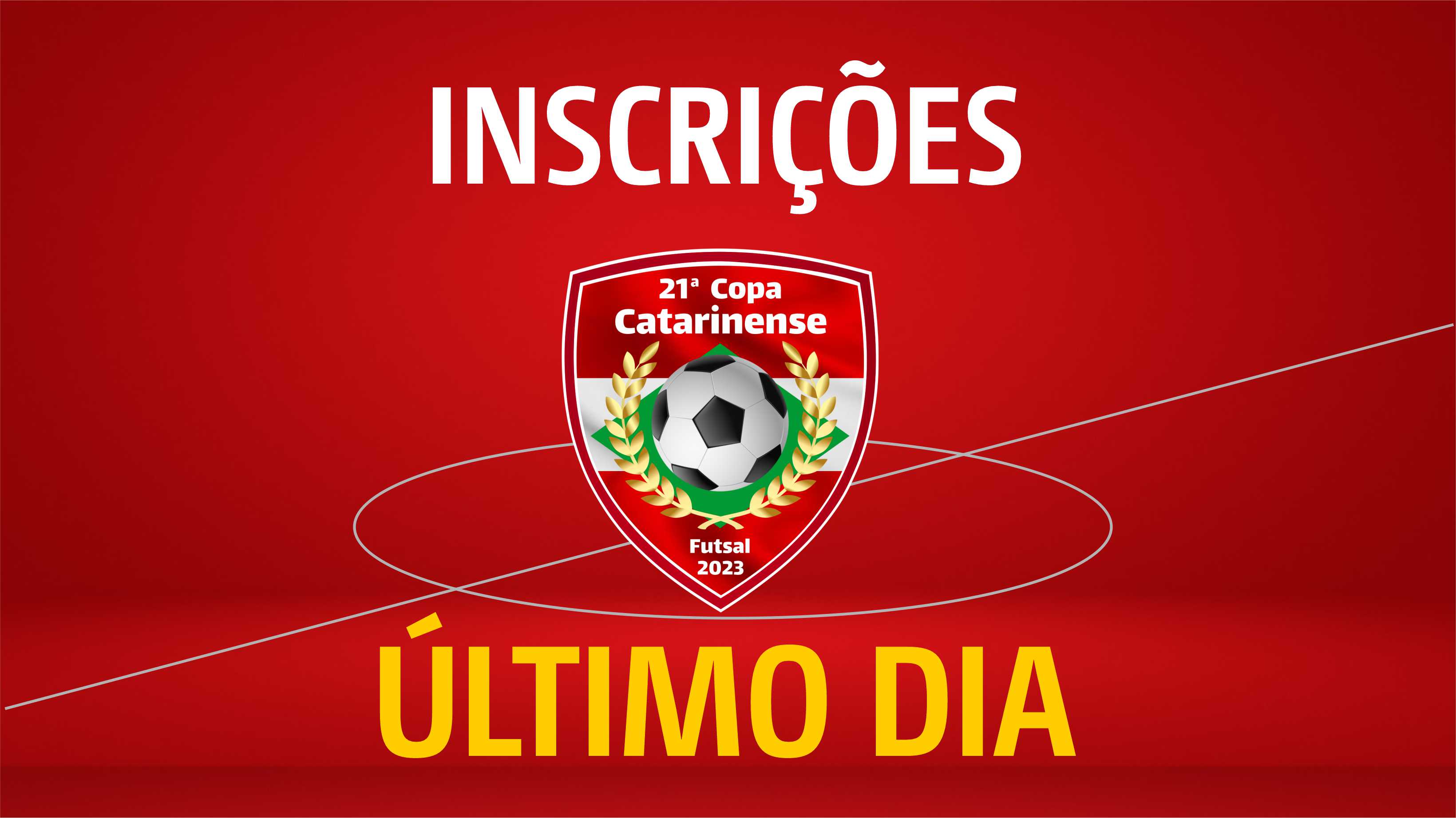 Copa Catarinense encerrou inscrições ontem