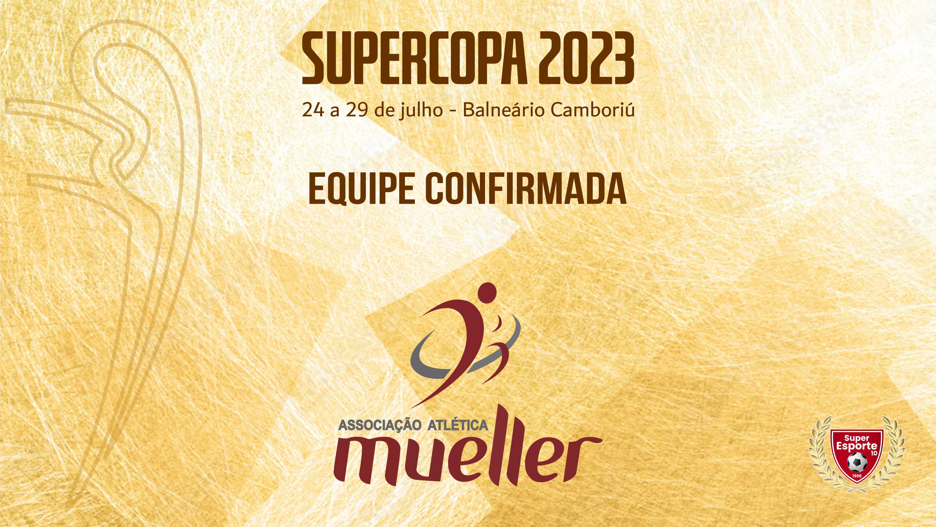 A. A. Muller, de Timbó, também estará na Supercopa