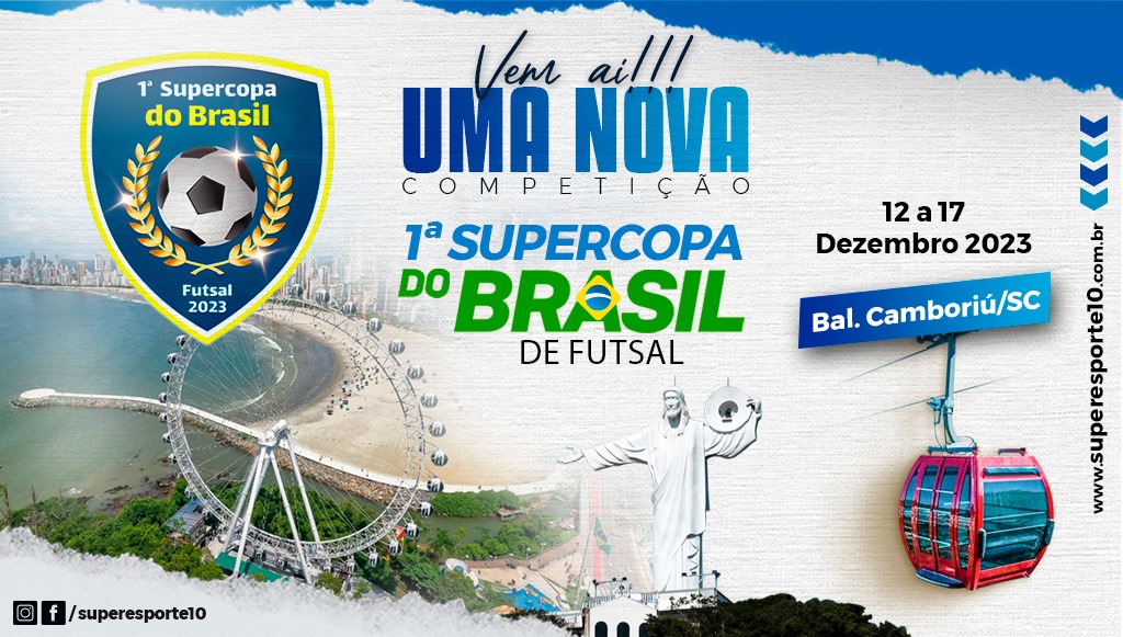 Abertas inscrições para a Supercopa do Brasil