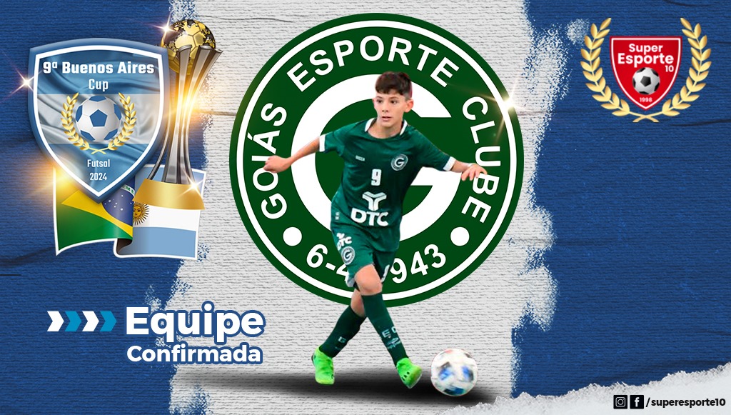 Goiás Esporte Clube confirmado na Sub-08/09 e 10