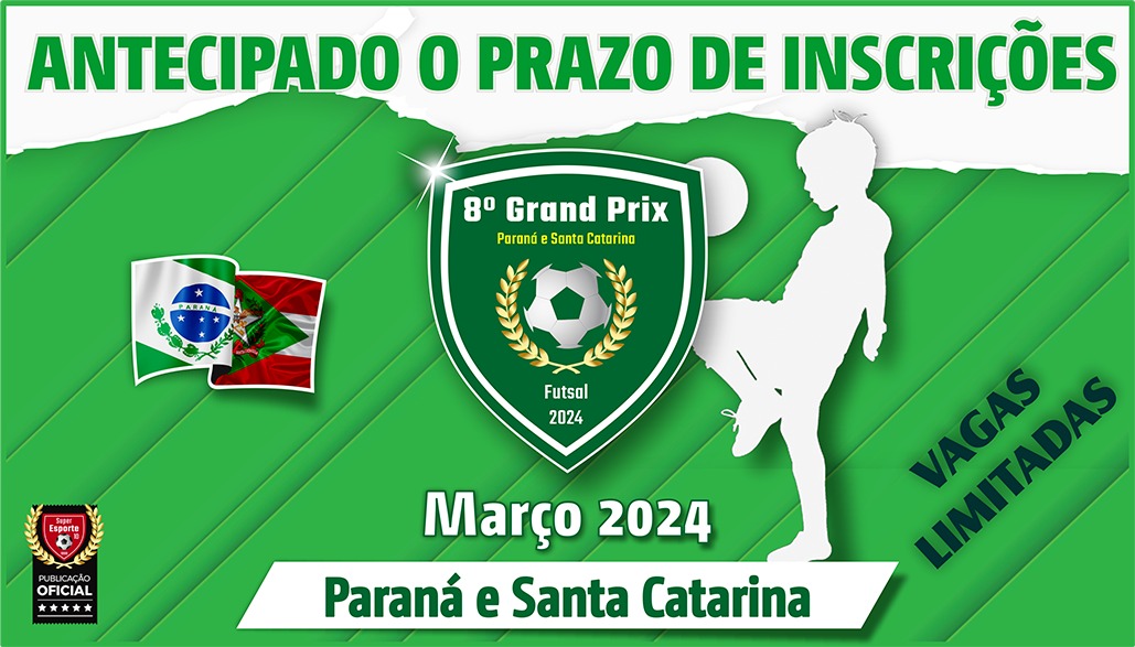 Antecipado fim do prazo de inscrições para o Grand Prix