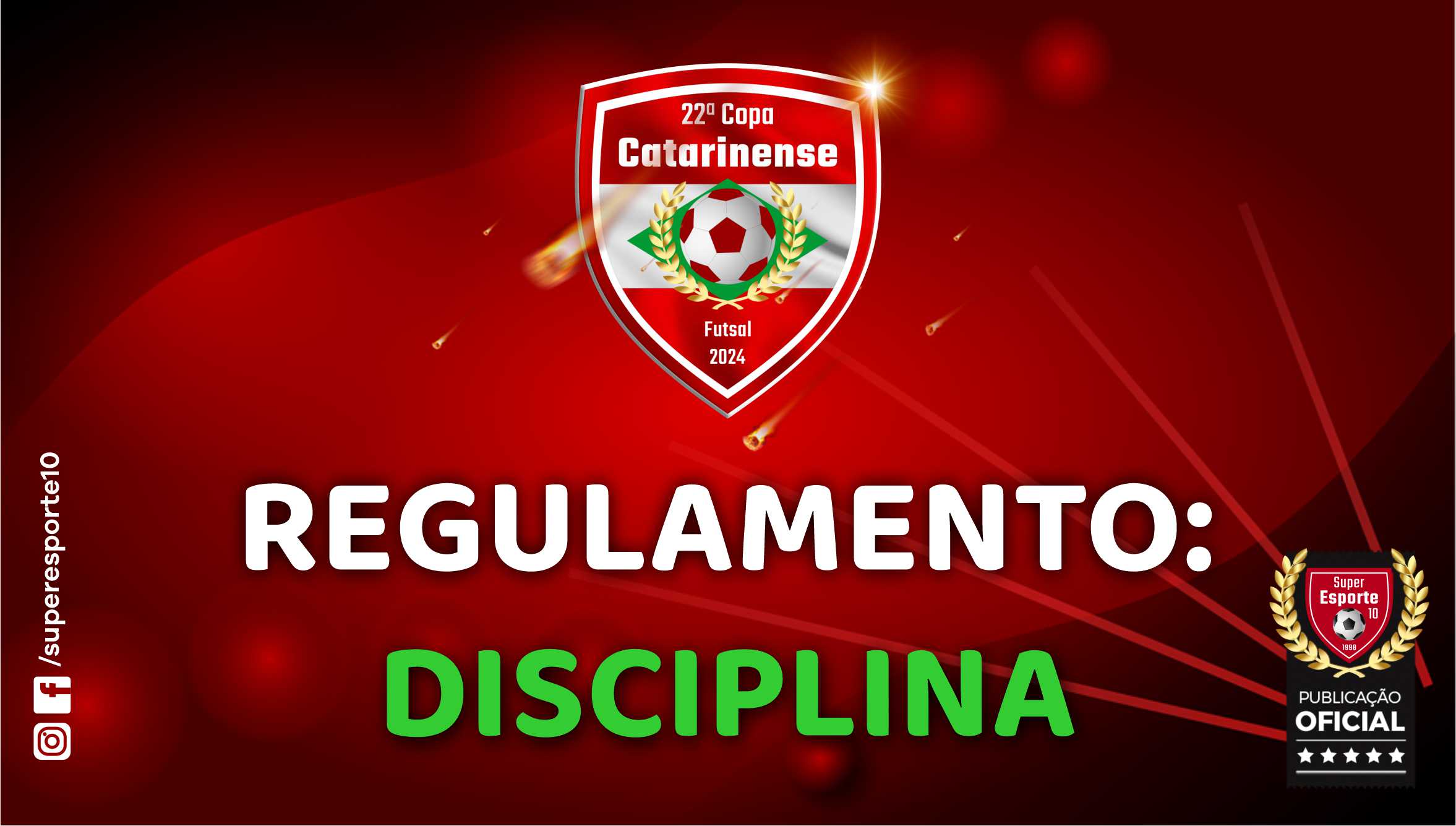 Atenção ao regulamento: Disciplina