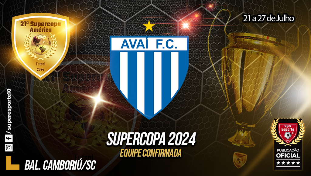 Avaí estará presente na Supercopa de 2024