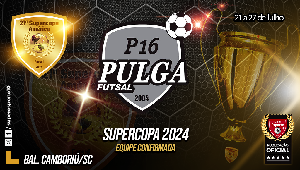 Pulga Futsal, de Joinville, na Supercopa em Balneário Camboriú