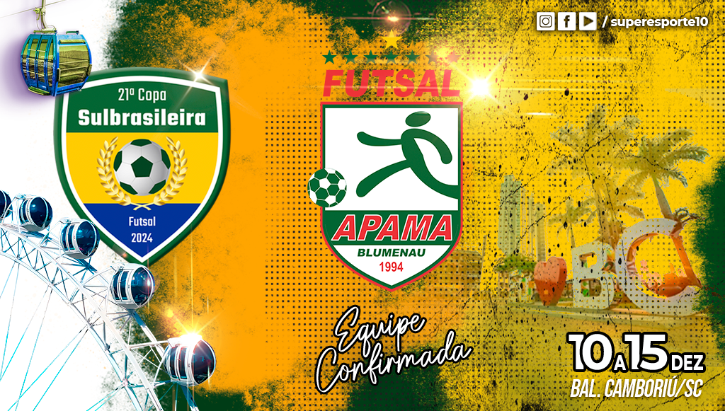 Apama de Blumenau estará na Copa Sulbrasileira