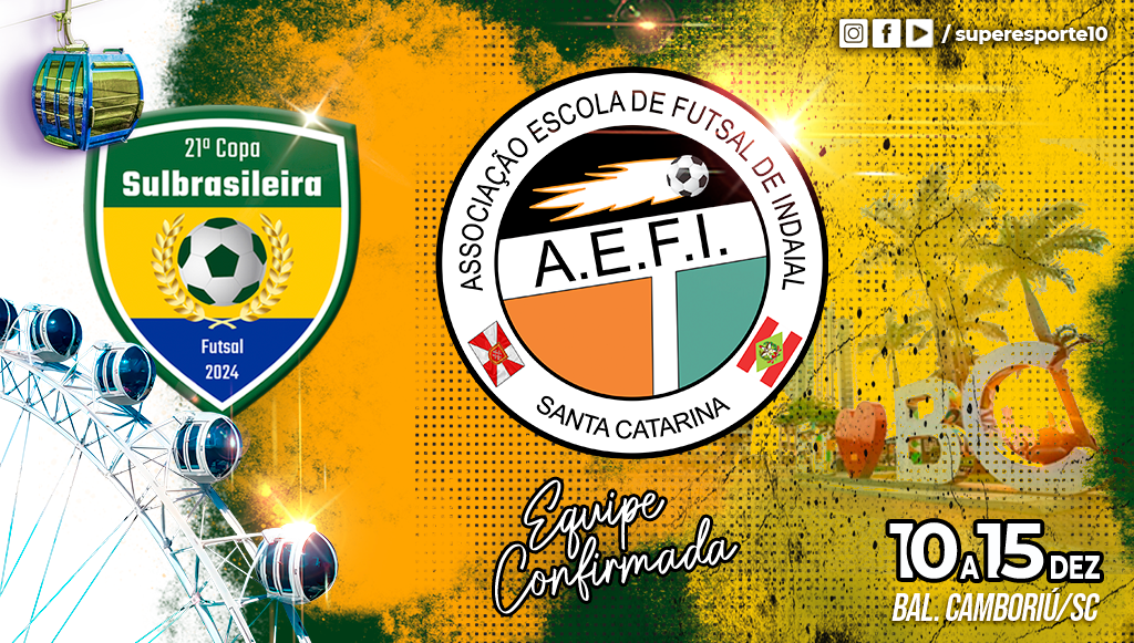 AEFI, de Indaial, garante vaga na Copa Sulbrasileira