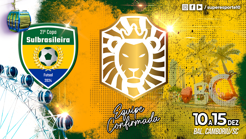 Leões, de Timbó, participará da 21ª Copa Sulbrasileira