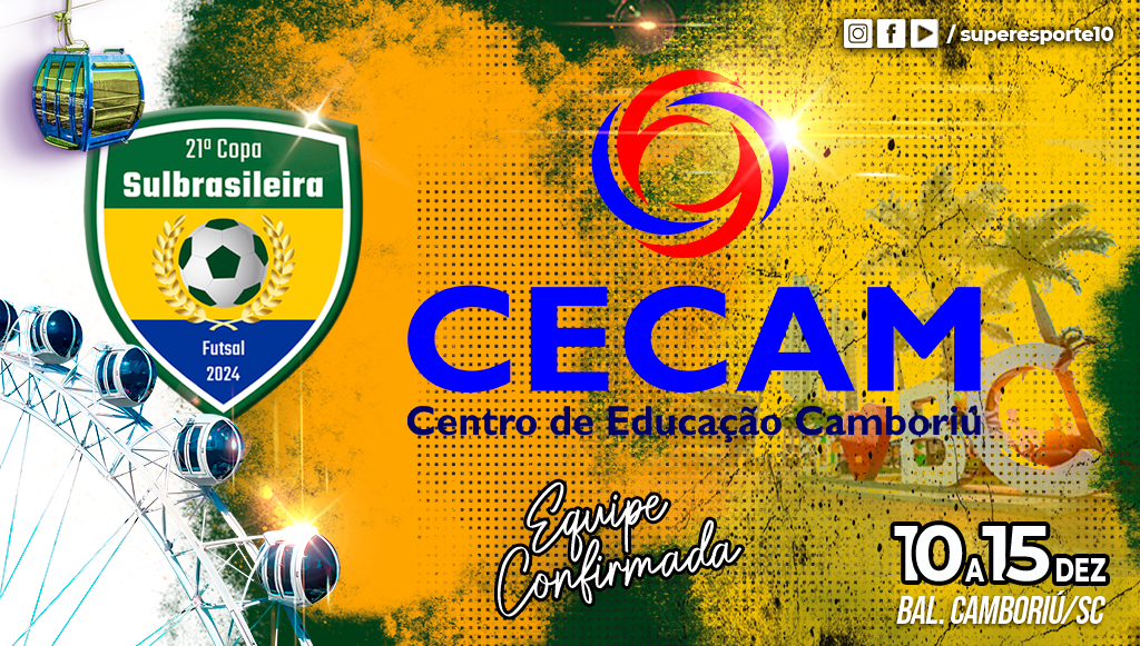 CECAM, de Camboriú, disputará a Copa Sulbrasileira