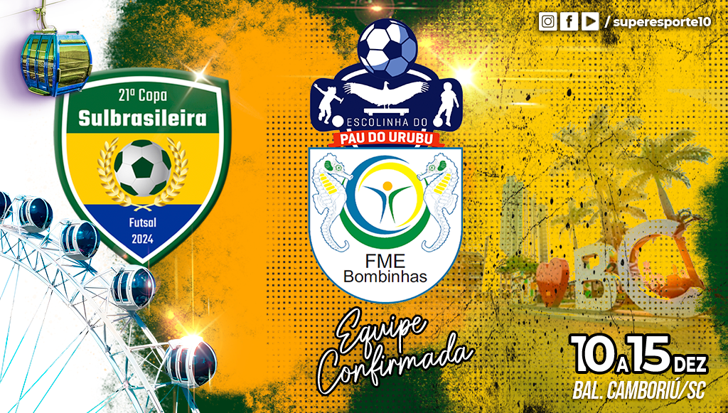 PDU/Bombinhas participará da Copa Sulbrasileira