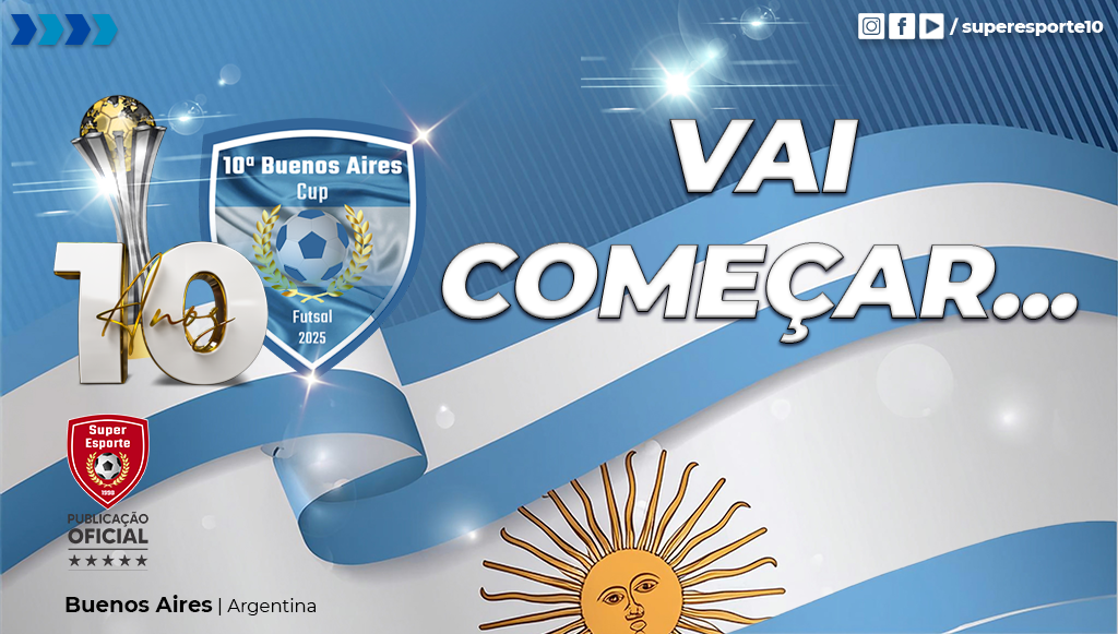 BA Cup/10 anos começa nesta quarta na Argentina