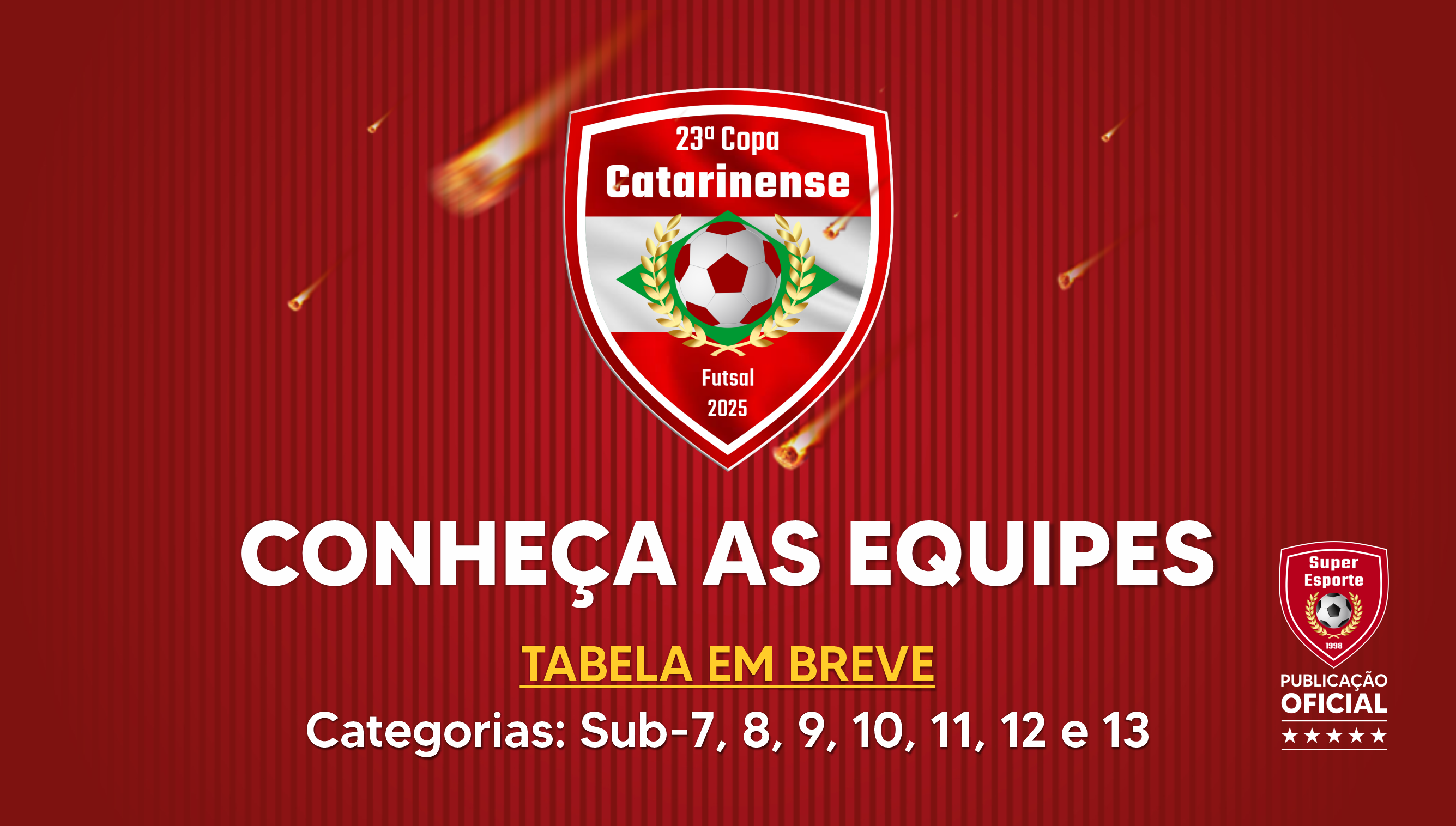 Conheça as equipes para a Copa Catarinense 2025
