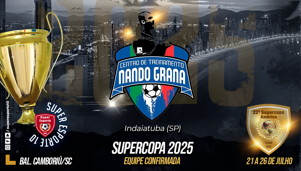 Nando Grana estará na Supercopa, em julho
