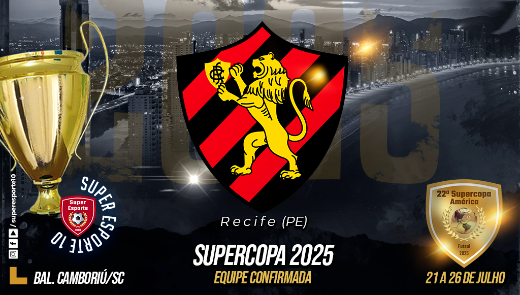 Sport Recife acaba de confirmar presença na Supercopa