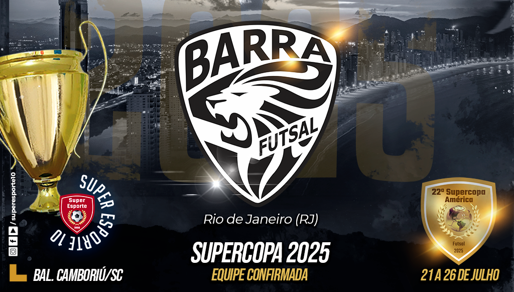 Do Rio de Janeiro, Barra estará na Supercopa América