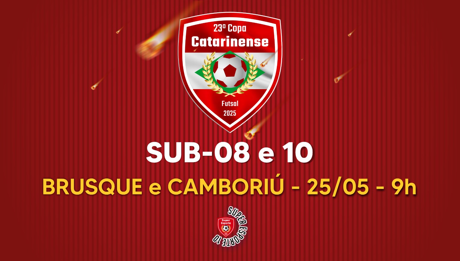  Sub-08 e 10 tem a 3ª fase neste domingo
