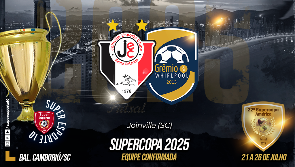JEC/Whirlpool representa Joinville na Supercopa