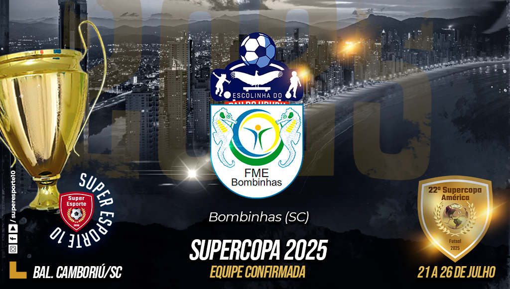 PDU/FME Bombinhas disputará a Supercopa América