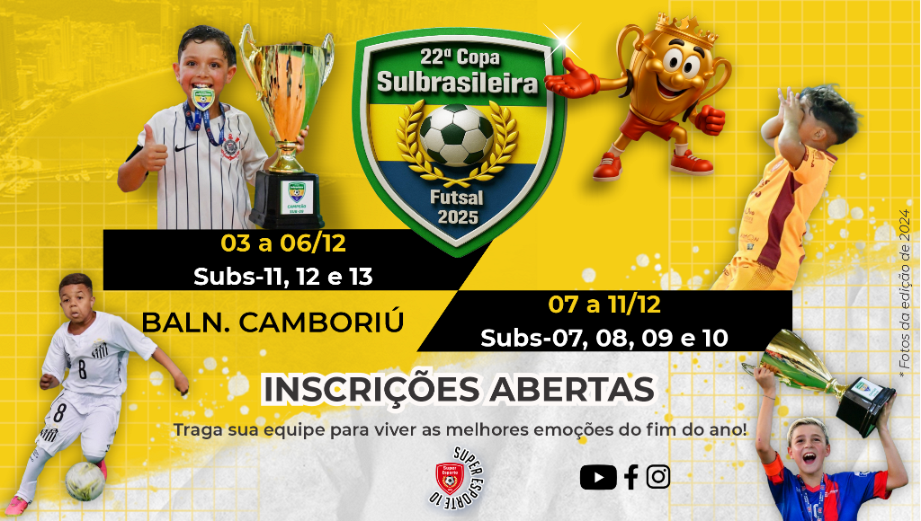 Copa Sulbrasileira terá mais dias de jogos em 2025